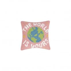 Peking Handicraft The World Is Yours Hook Pillow