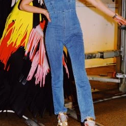 EMORY PARK Jumpsuits + Rompers One For The Books Denim Romper