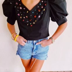 LA' ROS The Brittany Top Tops