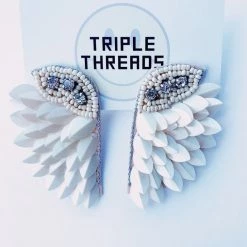 Triple Threads Wing Earrings Accessories & Gifts