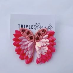 Triple Threads Wing Earrings Accessories & Gifts