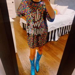 Triple Threads BDAY GIRL T-Shirt Dress