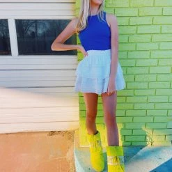 Triple Threads Back To Basic Tank - Blue