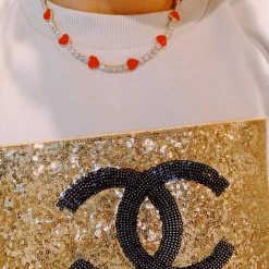 Triple Threads Crystal Heart Necklace Accessories & Gifts