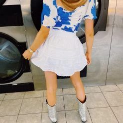 Triple Threads Calypso Ruched Top