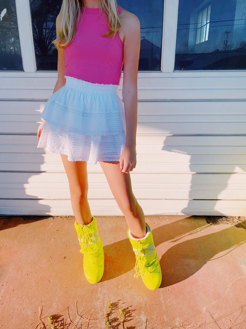 Triple Threads Back To Basic Tank - Pink