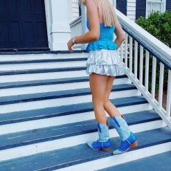 Triple Threads The Daisy Skirt - Silver