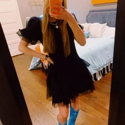 Triple Threads Mix Media Dress