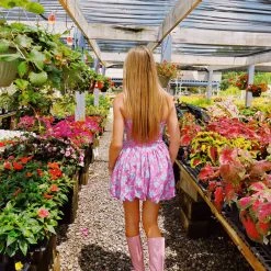 PINK RIPPLE New Arrivals Lady Of The Evening Corset Dress - Pink