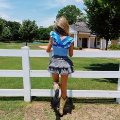 STRUT & BOLT Strolling Around Colorblock Tank - Blue Tops