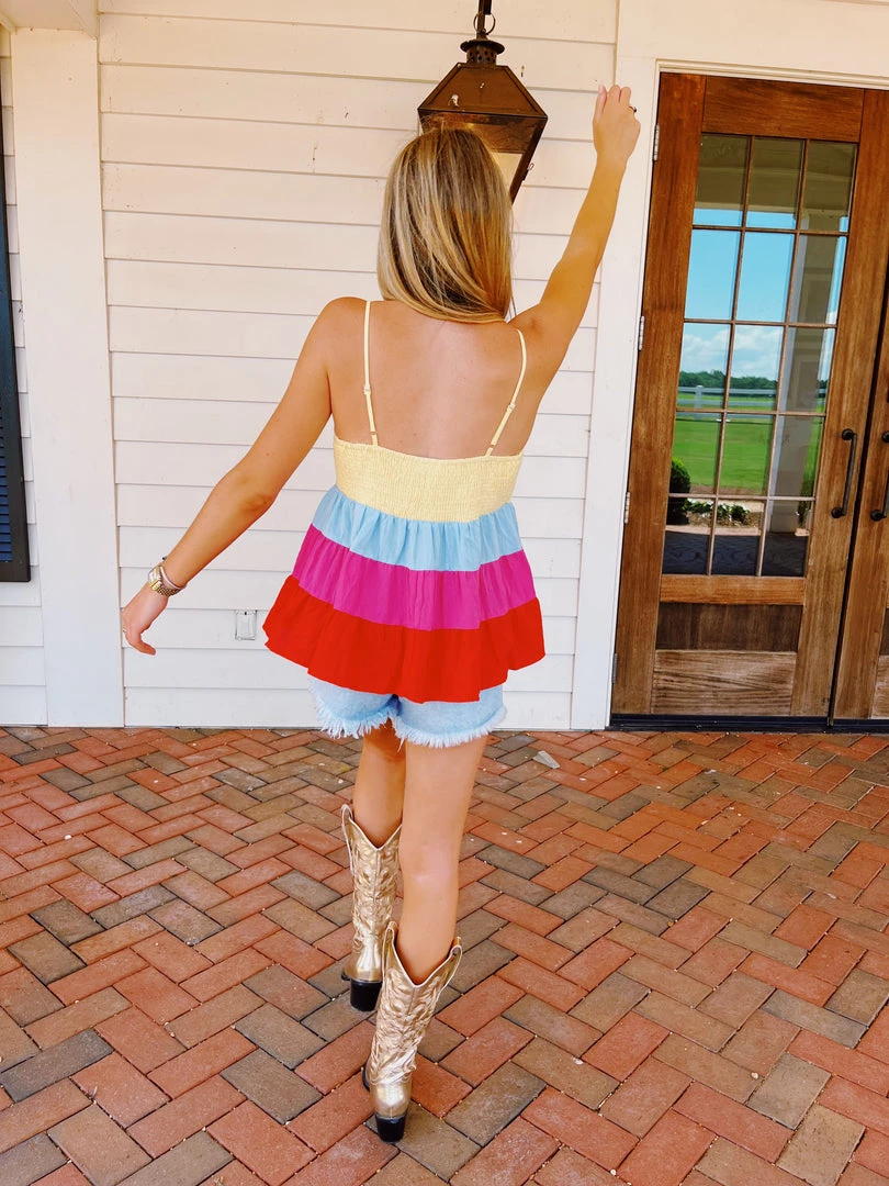 ENTRO New Arrivals Somewhere Sunny Tank