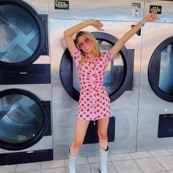 OLIVACEOUS Funky Town Dress