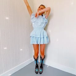 Triple Threads The Lacey Set - Blue/Top