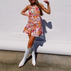 Triple Threads Dresses The Lily Dress - Floral