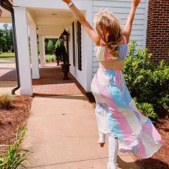 SUNDAYUP Jumpsuits + Rompers Chasing Sunsets Striped Set