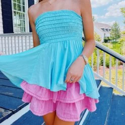 DO + BE COLLECTION New Arrivals Milky Asymmetrical Tube Top