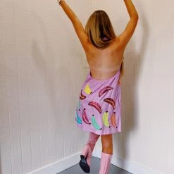 New Arrivals Goin’ Banana’s Dress- QUEEN OF SPARKLES