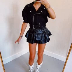 BACON LETTUCE TOMATO New Arrivals Sista Sista Jacket - Black