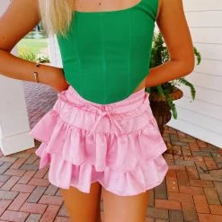 Triple Threads The Daisy Skirt - Icy Pink