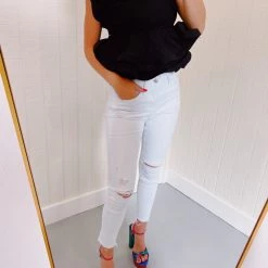 Triple Threads Optic White Jeans