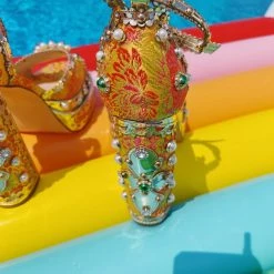 AZALEA WANG Shoes The Fairy Heel - Orange