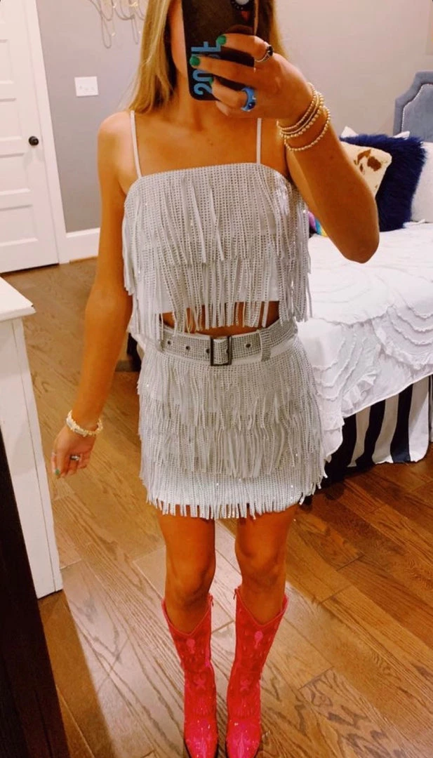 Triple Threads The Shimmy Top - White Tops