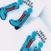 Triple Threads Beaded Boots - Turquoise Accessories & Gifts