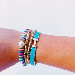 Triple Threads H Bracelets - Skinny