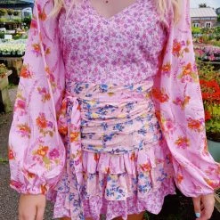 PINK RIPPLE Paris Strolls Dress - Multi