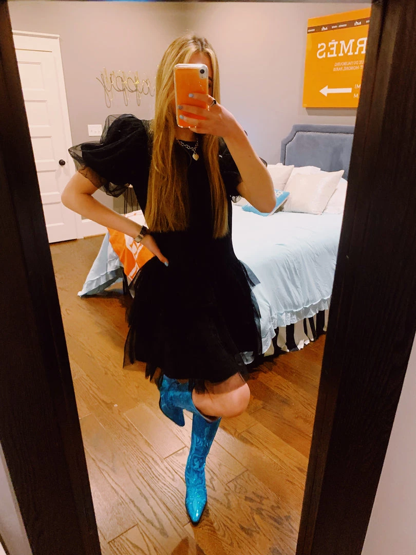 Triple Threads Mix Media Dress