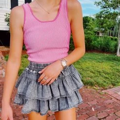 DREAMERS BY DEBUT Illusions Tank - Pink New Arrivals