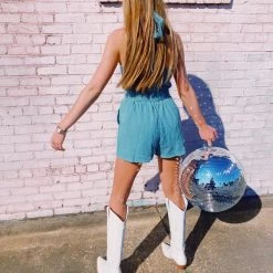 Triple Threads Seaside Sage Romper