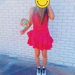 Triple Threads Dresses Pink Lady Dress