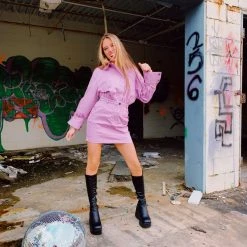 Triple Threads Short Dresses The Grace Dress - Lavender