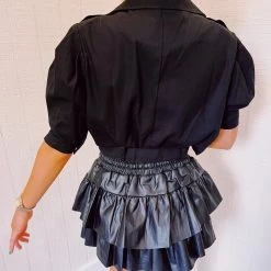 BACON LETTUCE TOMATO New Arrivals Sista Sista Jacket - Black