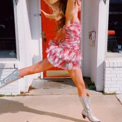 ROSE VELVET Rosemary Dress - Pink Floral