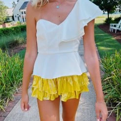 Triple Threads The Daisy Skirt - Canary Yellow