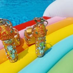 AZALEA WANG Shoes The Fairy Heel - Orange