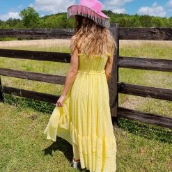 MABLE Balanced Maxi Dress - Yellow Dresses
