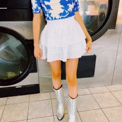 Triple Threads Calypso Ruched Top