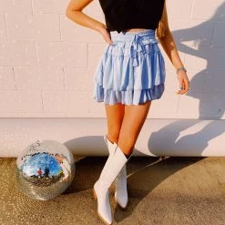 Triple Threads The Francy Skirt - Blue