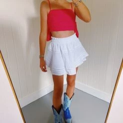 Triple Threads Breathtaking Bow Top - Raspberry New Arrivals