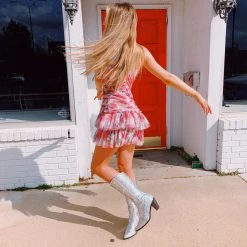 ROSE VELVET Rosemary Dress - Pink Floral