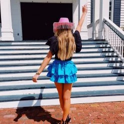 Triple Threads Top Tier Ruffle Bodysuit Tops