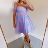 Triple Threads Dresses Showered In Love Dress - Purple/Pink