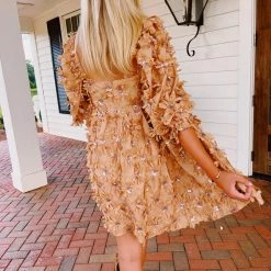 STORIA Center Of Attention Dress - Carmel New Arrivals