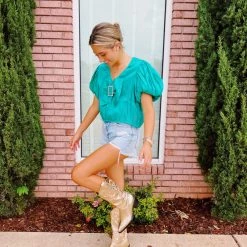 LA' ROS Fun Details Top - Green