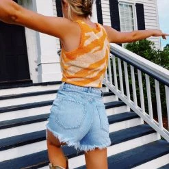 PAPERMOON On A Safari Tank - Orange Tops