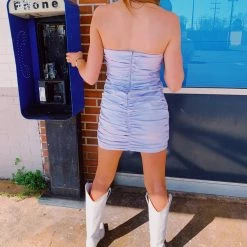 Triple Threads Dresses Lavender Tube Dress