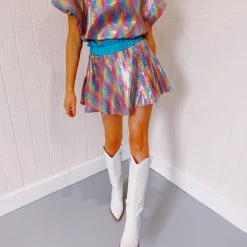 Triple Threads Rainbow Bubble Set TOP - QUEEN OF SPARKLES Tops